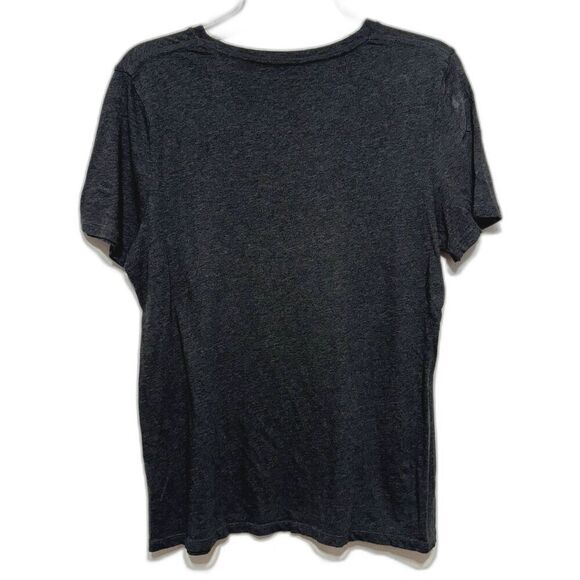 Old Navy Shirt Relaxed Short Sleeve Graphic Tee Gray West Coast Women sz Medium - Picture 6 of 6